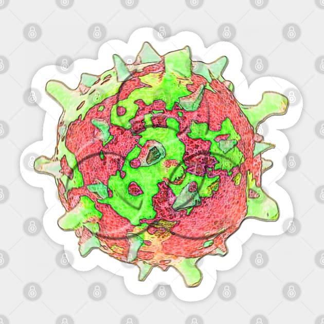 Contagion Sticker by CGDimension